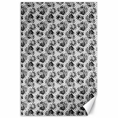 Floral Pattern Canvas 24  X 36  by ValentinaDesign