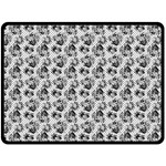 Floral pattern Fleece Blanket (Large)  80 x60  Blanket Front