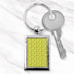 Floral pattern Key Chains (Rectangle) 