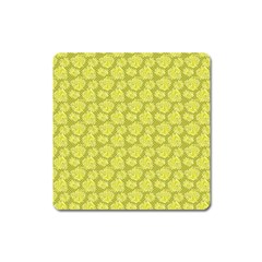 Floral pattern Square Magnet