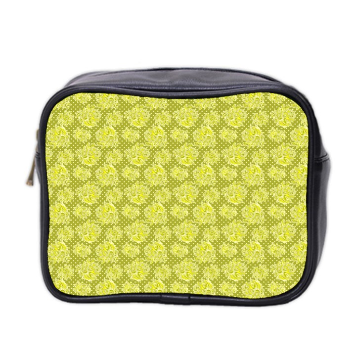 Floral pattern Mini Toiletries Bag 2-Side