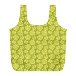 Floral pattern Full Print Recycle Bags (L)  Front