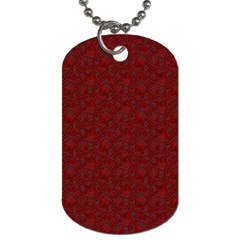 Floral pattern Dog Tag (Two Sides)