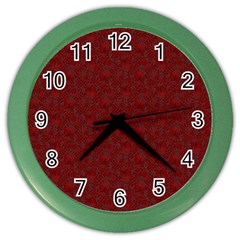 Floral pattern Color Wall Clocks