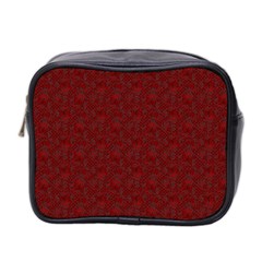 Floral Pattern Mini Toiletries Bag 2-side