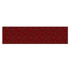 Floral pattern Satin Scarf (Oblong)