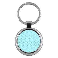 Floral pattern Key Chains (Round) 