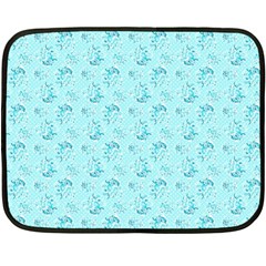 Floral pattern Double Sided Fleece Blanket (Mini) 