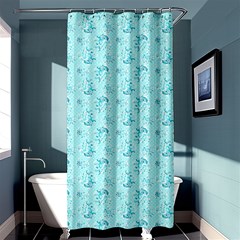 Floral pattern Shower Curtain 36  x 72  (Stall) 