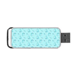 Floral pattern Portable USB Flash (Two Sides)