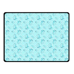 Floral pattern Double Sided Fleece Blanket (Small) 