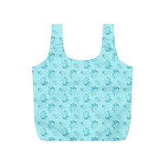 Floral pattern Full Print Recycle Bags (S) 