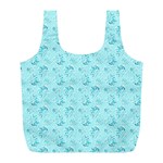 Floral pattern Full Print Recycle Bags (L)  Front