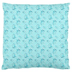 Floral pattern Large Flano Cushion Case (One Side)