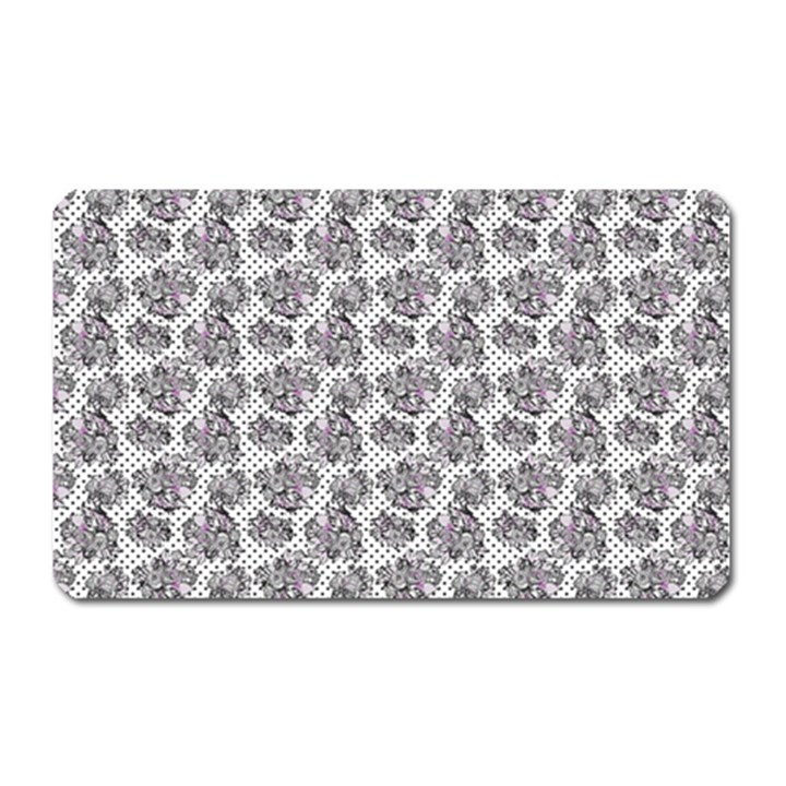 Floral pattern Magnet (Rectangular)