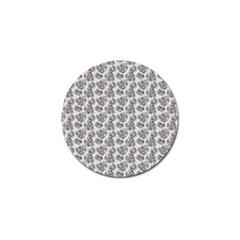 Floral Pattern Golf Ball Marker (4 Pack) by ValentinaDesign