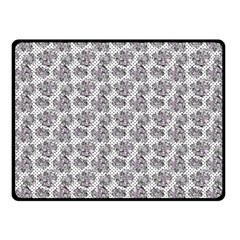 Floral Pattern Double Sided Fleece Blanket (small)  by ValentinaDesign