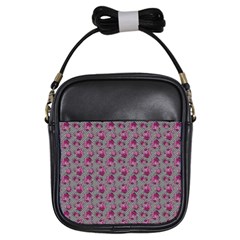 Floral Pattern Girls Sling Bags