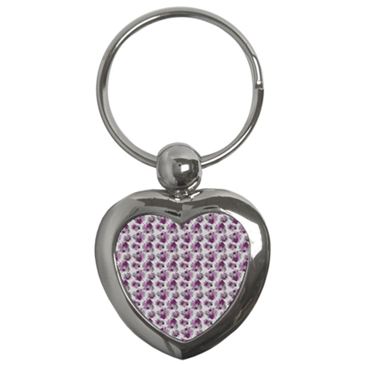 Floral pattern Key Chains (Heart) 