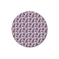 Floral pattern Magnet 3  (Round)