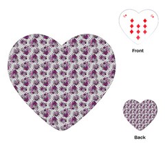 Floral pattern Playing Cards (Heart) 