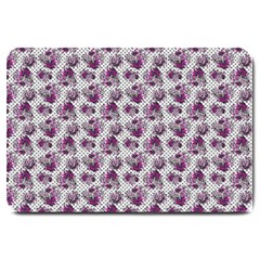 Floral pattern Large Doormat 