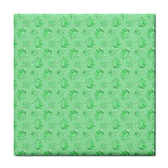 Floral Pattern Tile Coasters by ValentinaDesign