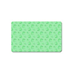 Floral Pattern Magnet (name Card)