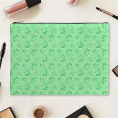 Floral Pattern Cosmetic Bag (xl)