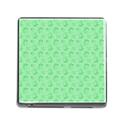 Floral Pattern Memory Card Reader (square)