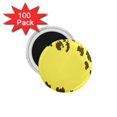 Banner Polkadot Yellow Grey Spot 1 75  Magnets (100 Pack)  by Mariart