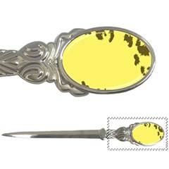 Banner Polkadot Yellow Grey Spot Letter Openers by Mariart