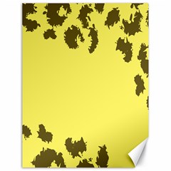 Banner Polkadot Yellow Grey Spot Canvas 18  X 24   by Mariart