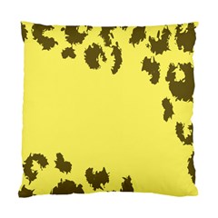 Banner Polkadot Yellow Grey Spot Standard Cushion Case (two Sides) by Mariart