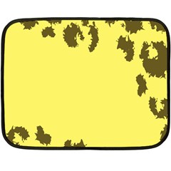 Banner Polkadot Yellow Grey Spot Fleece Blanket (mini) by Mariart