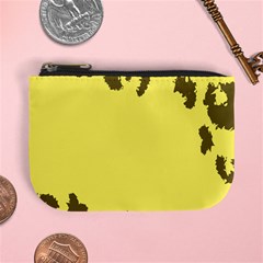 Banner Polkadot Yellow Grey Spot Mini Coin Purses by Mariart