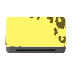 Banner Polkadot Yellow Grey Spot Memory Card Reader With Cf by Mariart