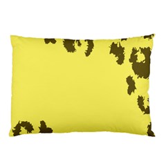 Banner Polkadot Yellow Grey Spot Pillow Case (two Sides) by Mariart