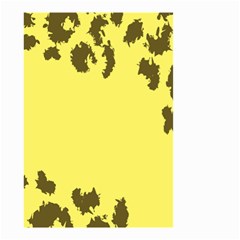 Banner Polkadot Yellow Grey Spot Small Garden Flag (two Sides) by Mariart