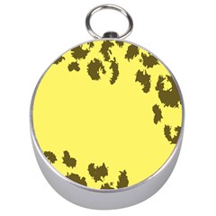 Banner Polkadot Yellow Grey Spot Silver Compasses by Mariart