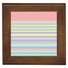 All Ratios Color Rainbow Pink Yellow Blue Green Framed Tiles by Mariart