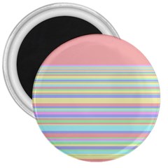 All Ratios Color Rainbow Pink Yellow Blue Green 3  Magnets by Mariart