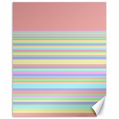 All Ratios Color Rainbow Pink Yellow Blue Green Canvas 16  X 20   by Mariart