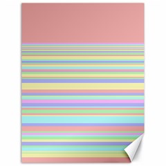 All Ratios Color Rainbow Pink Yellow Blue Green Canvas 18  X 24   by Mariart