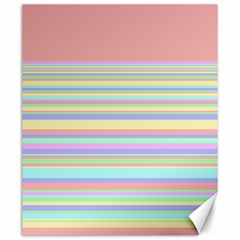 All Ratios Color Rainbow Pink Yellow Blue Green Canvas 20  X 24  