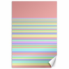 All Ratios Color Rainbow Pink Yellow Blue Green Canvas 20  X 30   by Mariart