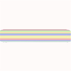 All Ratios Color Rainbow Pink Yellow Blue Green Small Bar Mats by Mariart