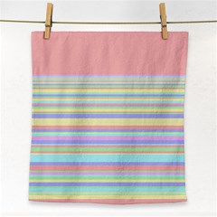 All Ratios Color Rainbow Pink Yellow Blue Green Face Towel by Mariart