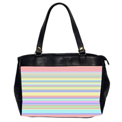 All Ratios Color Rainbow Pink Yellow Blue Green Office Handbags (2 Sides)  by Mariart