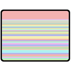 All Ratios Color Rainbow Pink Yellow Blue Green Fleece Blanket (large)  by Mariart